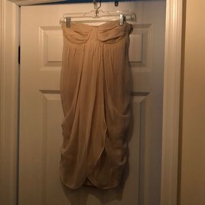 Tan Alice + Olivia Dress